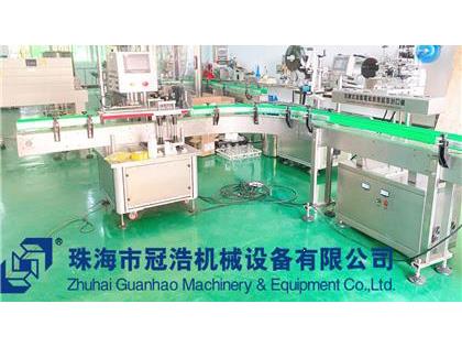 旋蓋機(jī)，鋁箔封口機(jī)，貼標(biāo)機(jī)，噴碼機(jī)，整套生產(chǎn)線已完成生產(chǎn)送貨至客戶公司